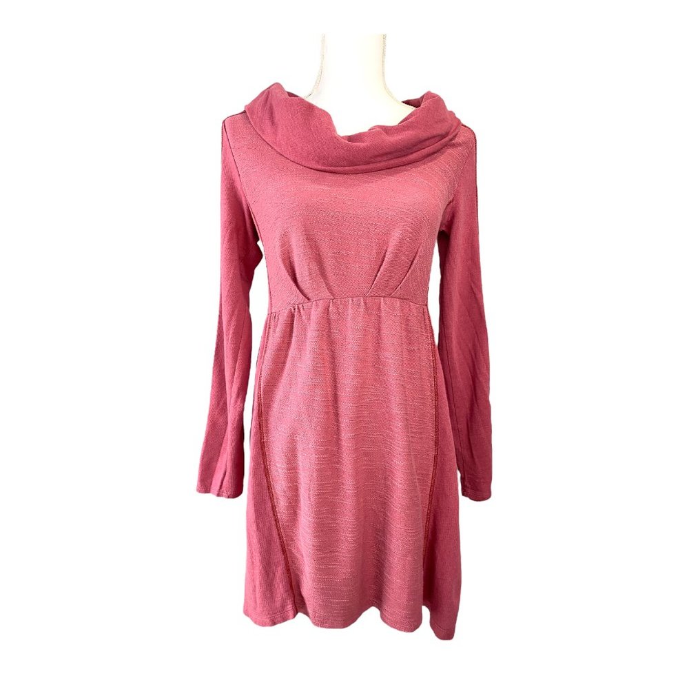 Anthropologie Saturday Sunday Alcott Long Sleeve Cowl Neck Dress Size Small